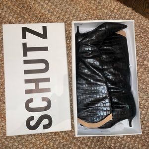 Schutz Abbey Knee High Boot size 9.5